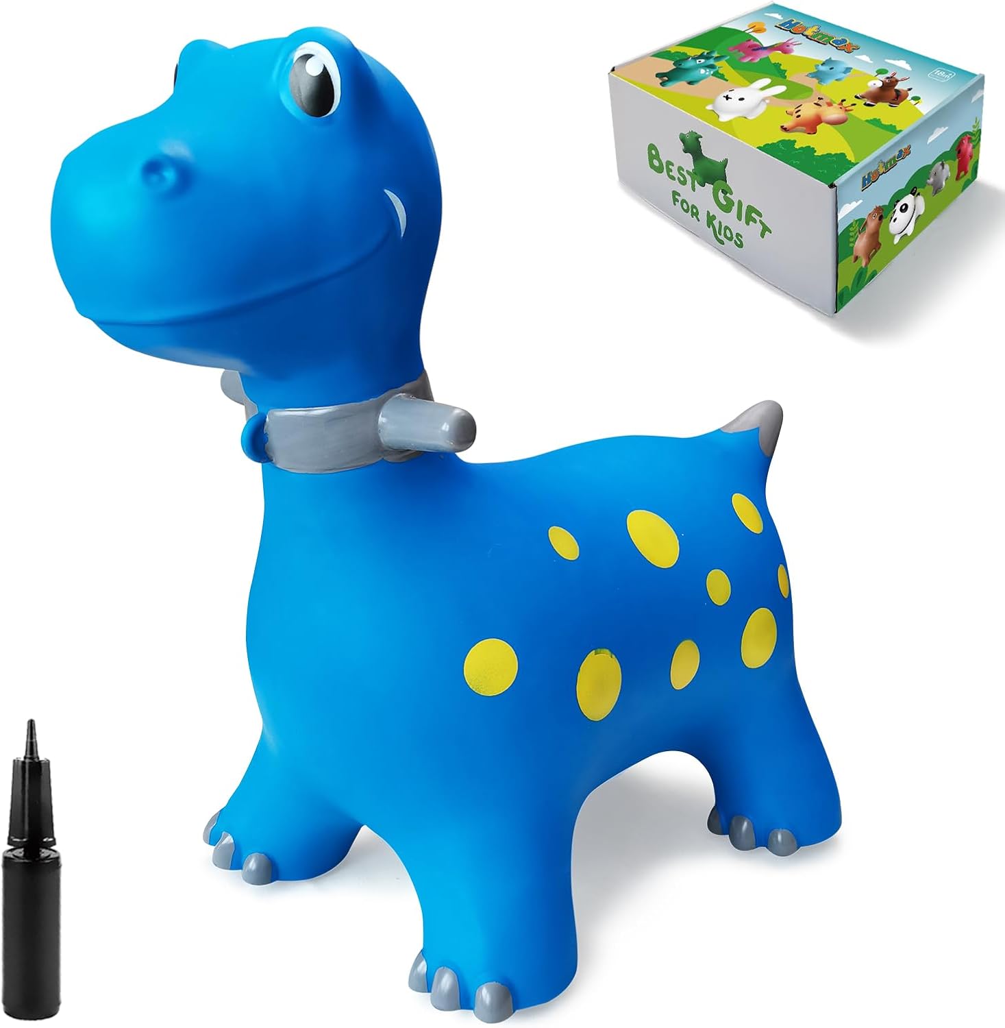 Inflatable Dinosaur Hopper Toy for Kids, Ride on Bouncy ...