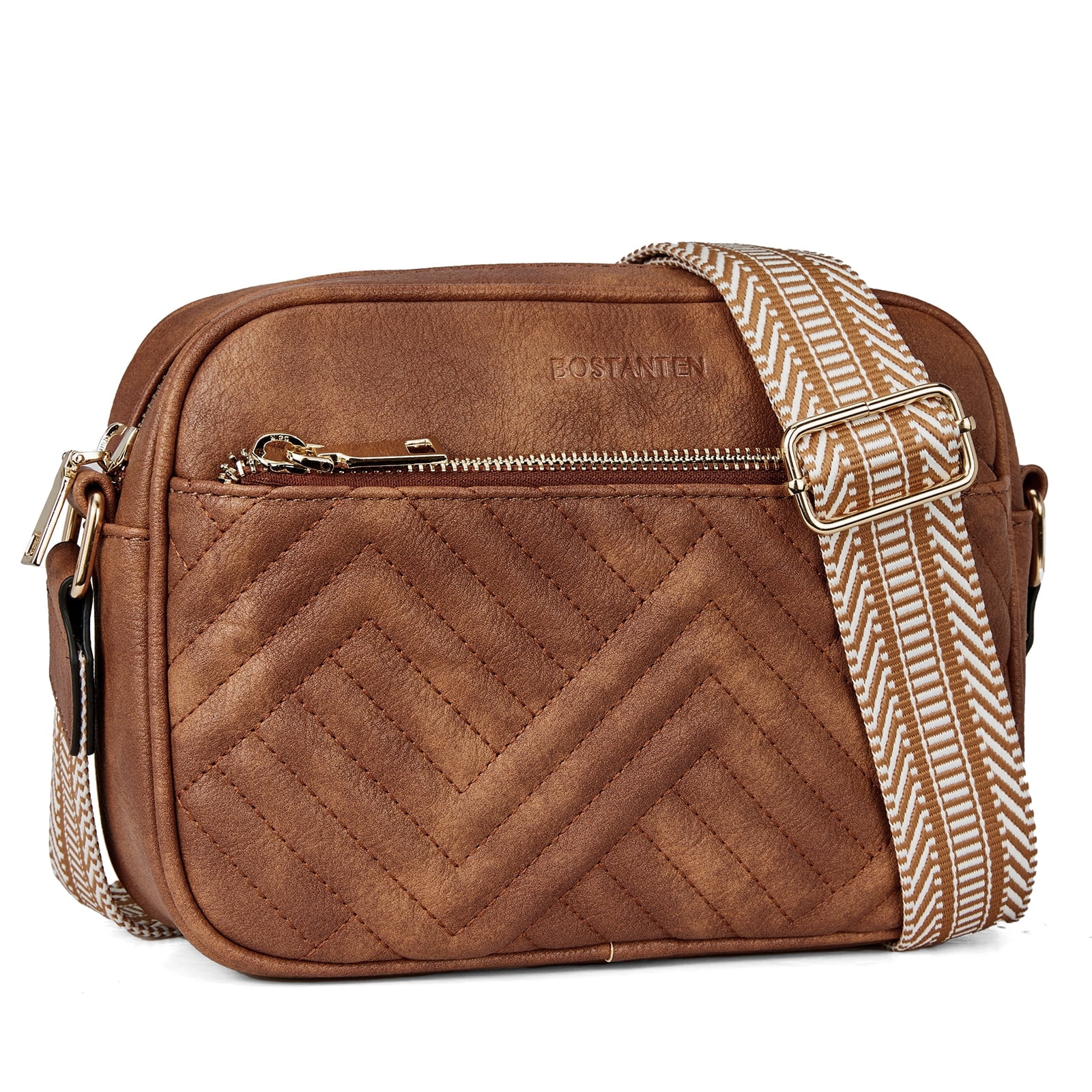 BOSTANTEN Quilted Crossbody Bags for Women Vegan ...