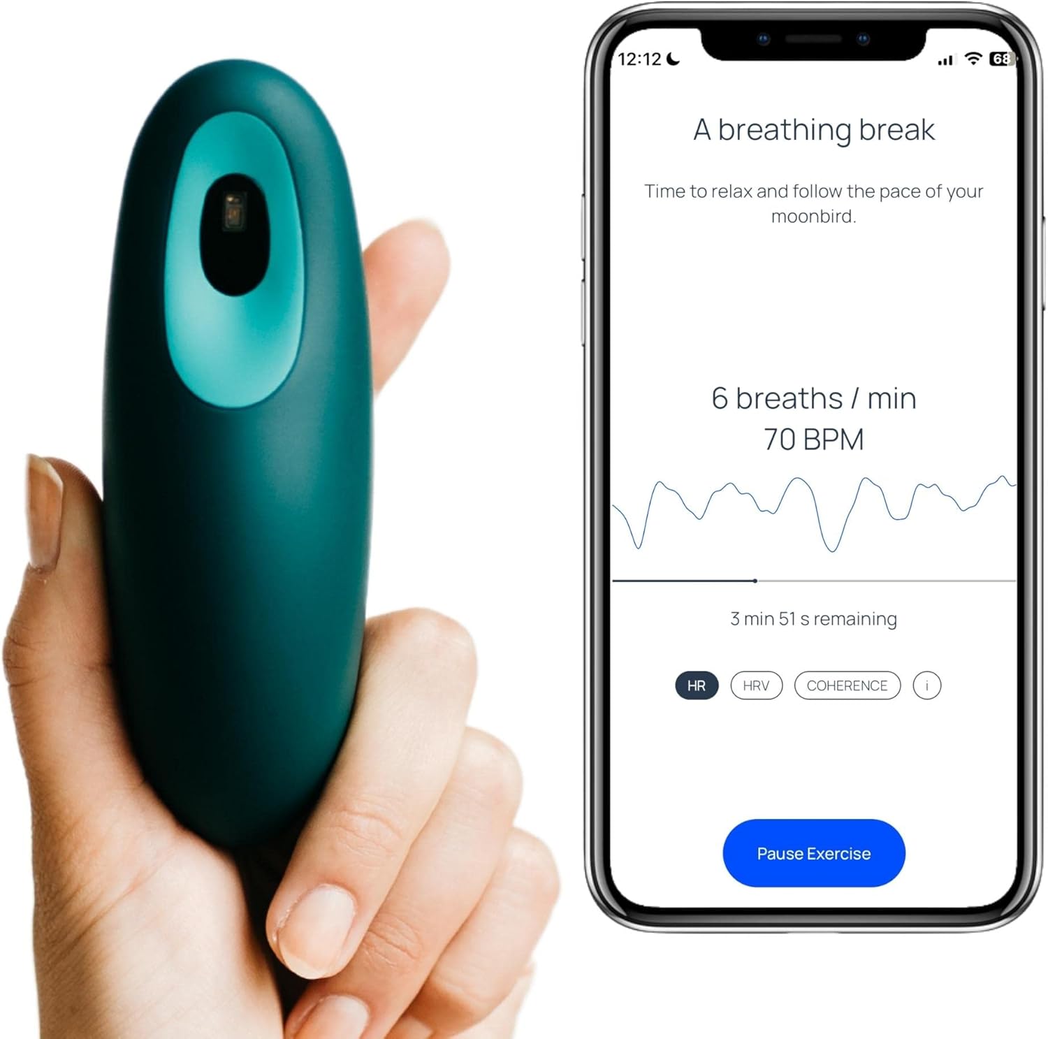 Moonbird Breathing Device and Meditation Device - Amazon.com.be