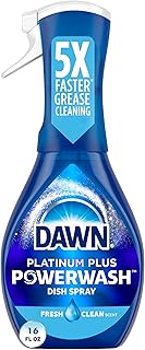 Platinum Powerwash Dish Spray, Dish Soap, Fresh Scent, 16 Fl Oz