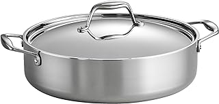 Tramontina 6 QT Covered Braiser - Tri-Ply Clad SS - SEA - Gourmet