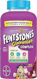 Flintstones Complete Gummies, Kids Vitamins with Vitamin C for Toddlers and Children, Vitamins for Kids, Assorted Flavors, 180 Count