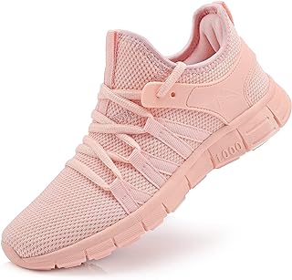 Womens Fashion Walking Running Shoes Ultra Lightweight Breathable Mesh Tennis Shoes Non Slip Athletic Workout Gym Sneakers