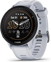 Garmin Forerunner® 955, GPS Running Smartwatch, Tailored to Triathletes, Long-Lasting Battery, Whitestone (Renewed)