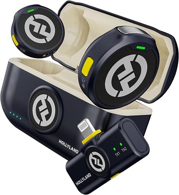 Hollyland Lark M2 Wireless Lavalier Microphone for iPhone 14/13 ...