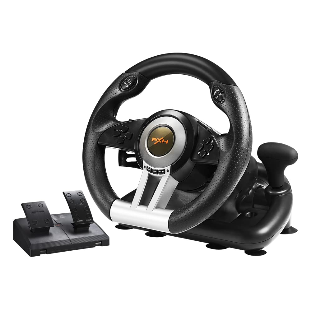 PXN PC Racing Wheel, V3II 180 Degree Universal Usb Car Sim ...