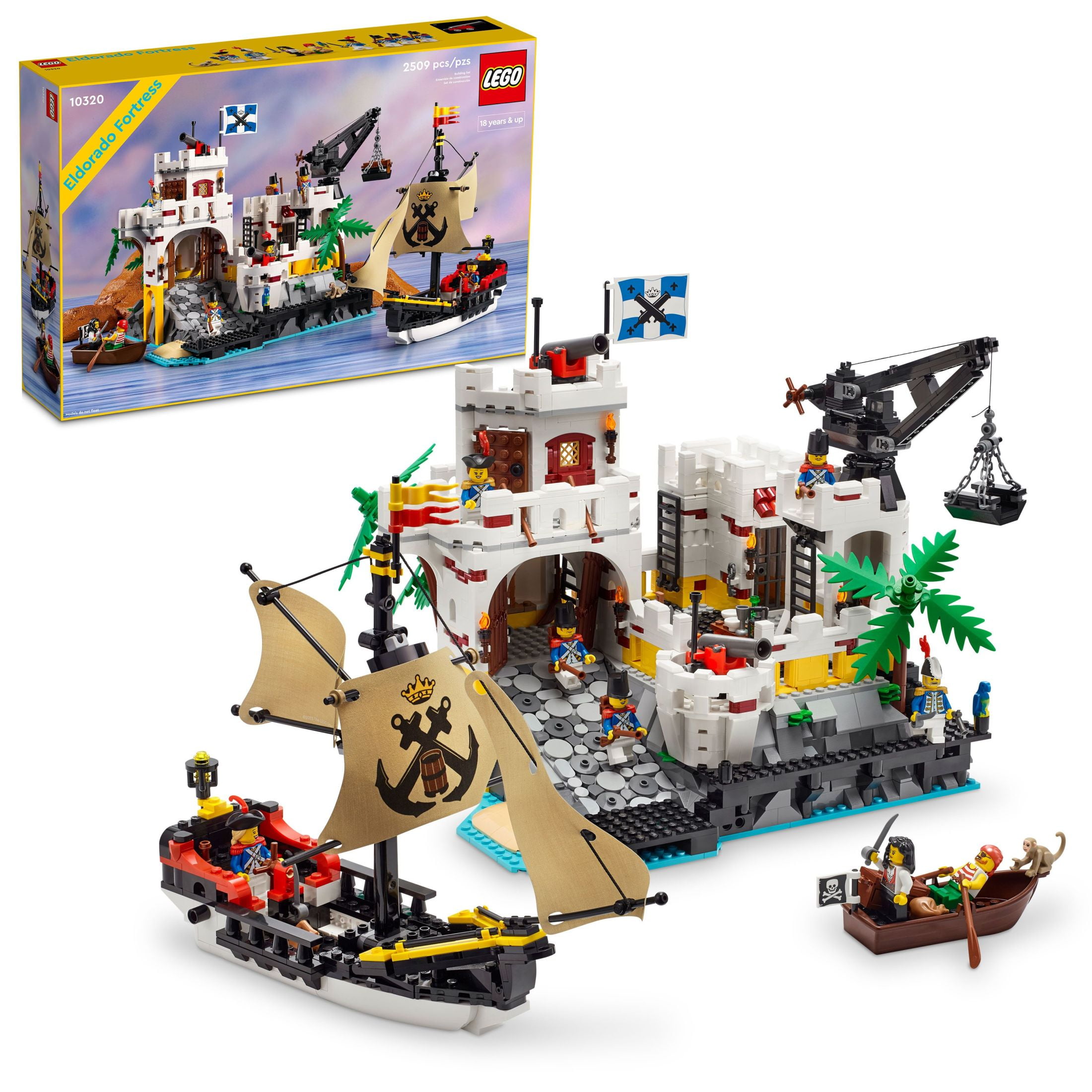 LEGO Icons Eldorado Fortress Building Kit, Pirate Gift ...