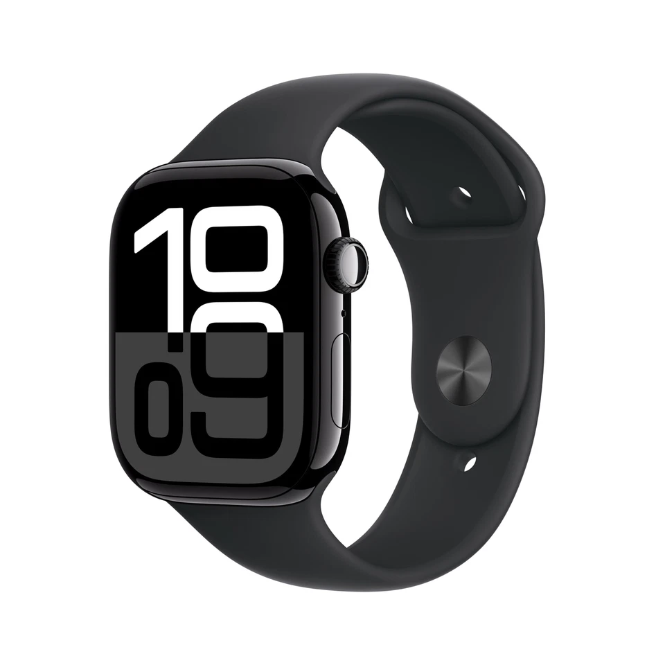 Apple Watch Series 10 [GPS 46mm case] Smartwatch with Jet Black ...