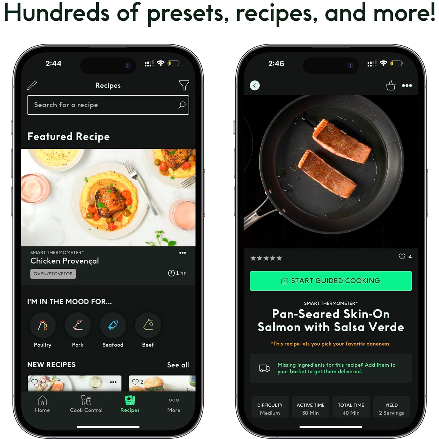 CHEF iQ Sense Smart Wireless Meat Thermometer with 3 ...