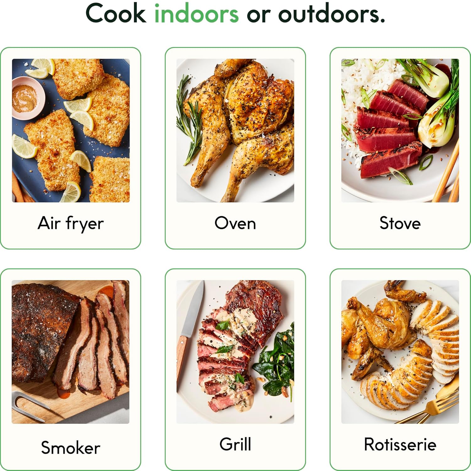 CHEF iQ Sense Smart Wireless Meat Thermometer with 3 ...