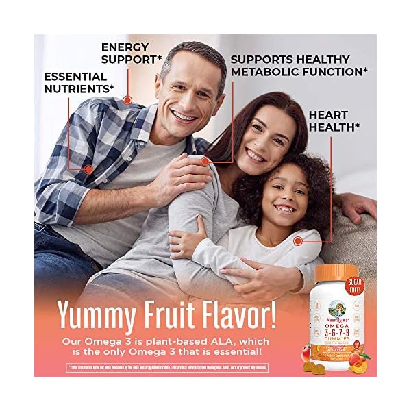 Vegan Omega 3 6 7 9 Gummies by MaryRuth\'s