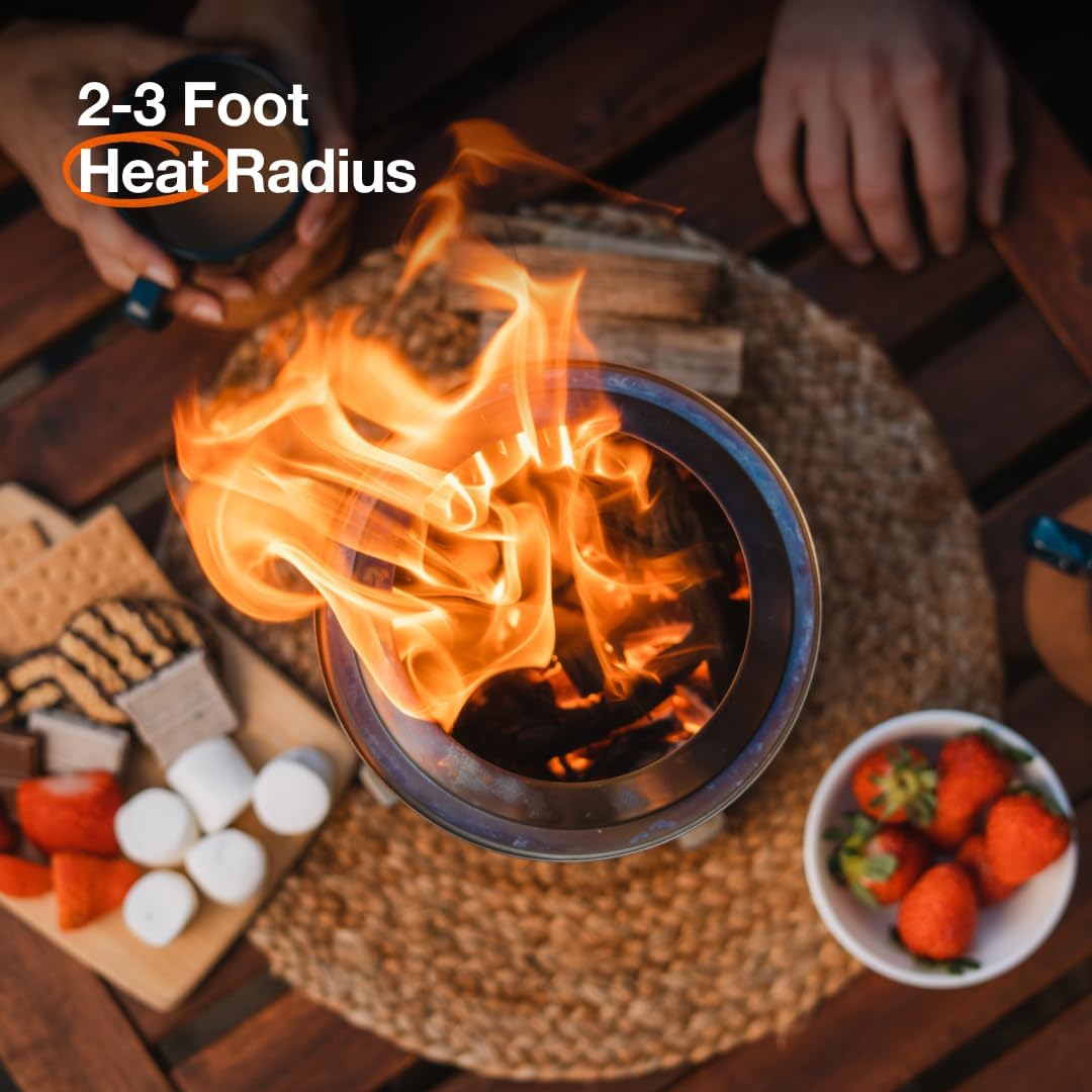 Solo Stove Mesa XL, 7 Inch Tabletop Fire Pit with Stand - Tiendamia