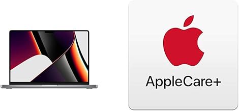 2021 Apple MacBook Pro (14-inch, Apple M1 Pro chip with 10‑core CPU and 16‑core GPU, 16GB RAM, 1TB SSD) - Space Gray AppleCare+ for 14-inch MacBook Pro