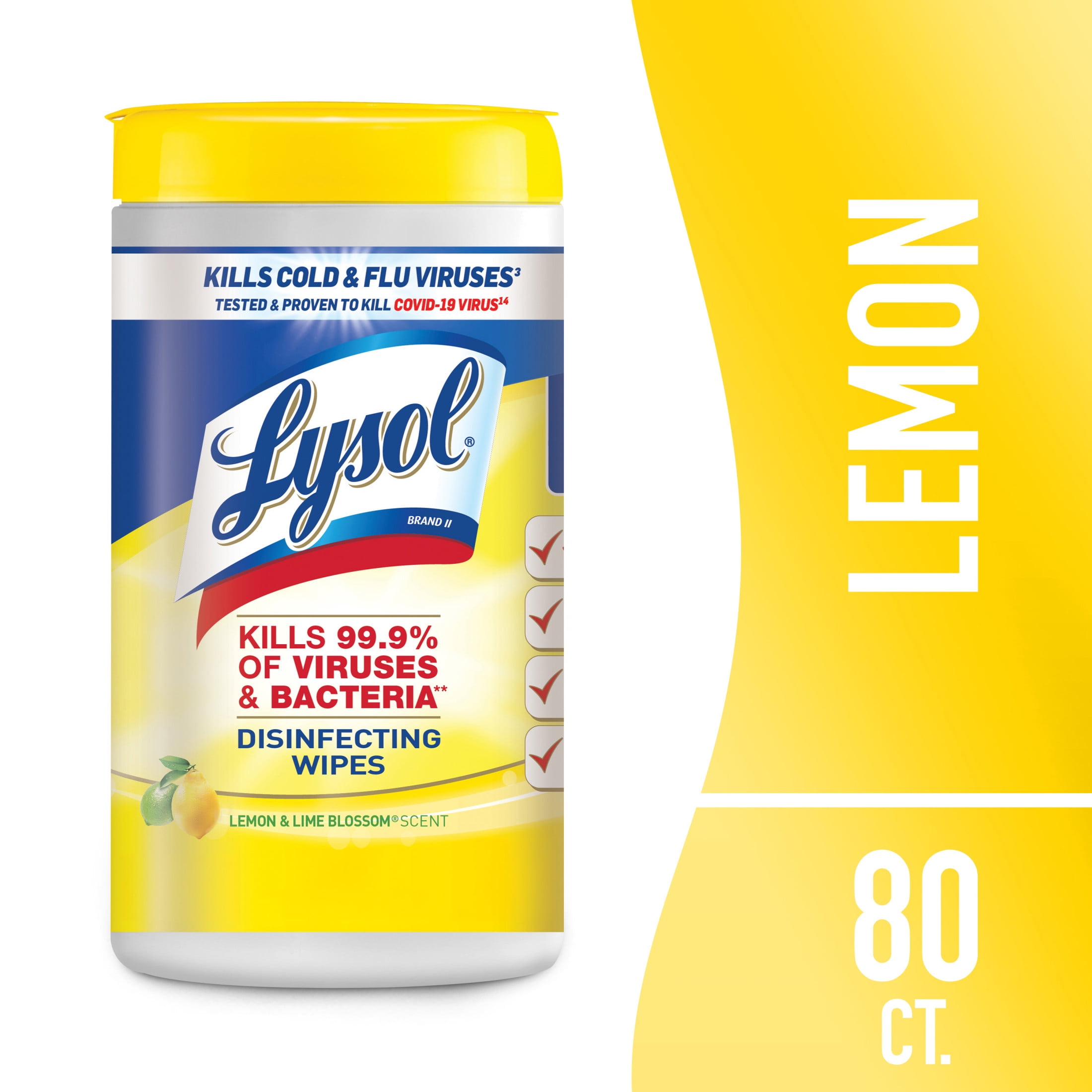 Lysol® Disinfectant Wipes, Multi-Surface Antibacterial Cleaning ...