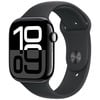 APPLE Watch Series 10 GPS 46mm Jet Black Aluminium Case with ...