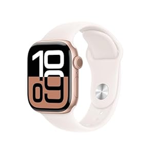 Apple Watch Series 10 [GPS 42mm case] Smartwatch with Rose ...