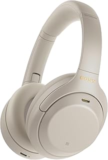WH-1000XM4 Wireless Noise Cancelling Bluetooth Over-Ear Headphones With Speak to Chat Function and Mic For Phone Call, Silver
