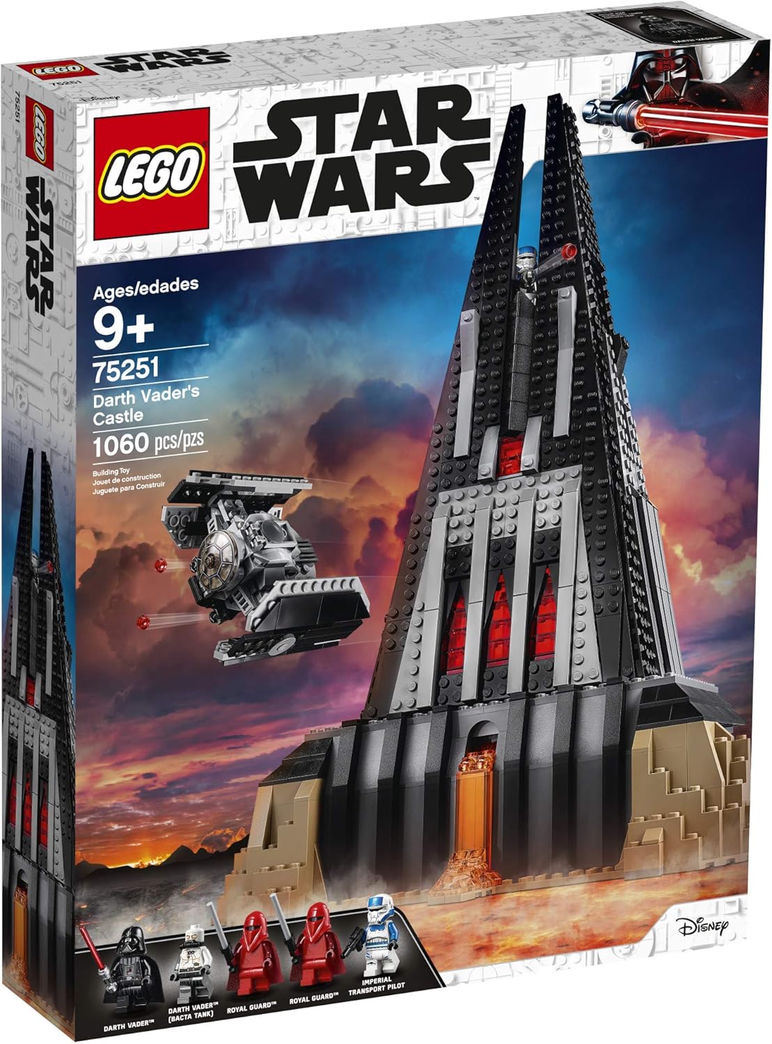 LEGO Star Wars Darth Vader's Castle 75251 Building Kit ...