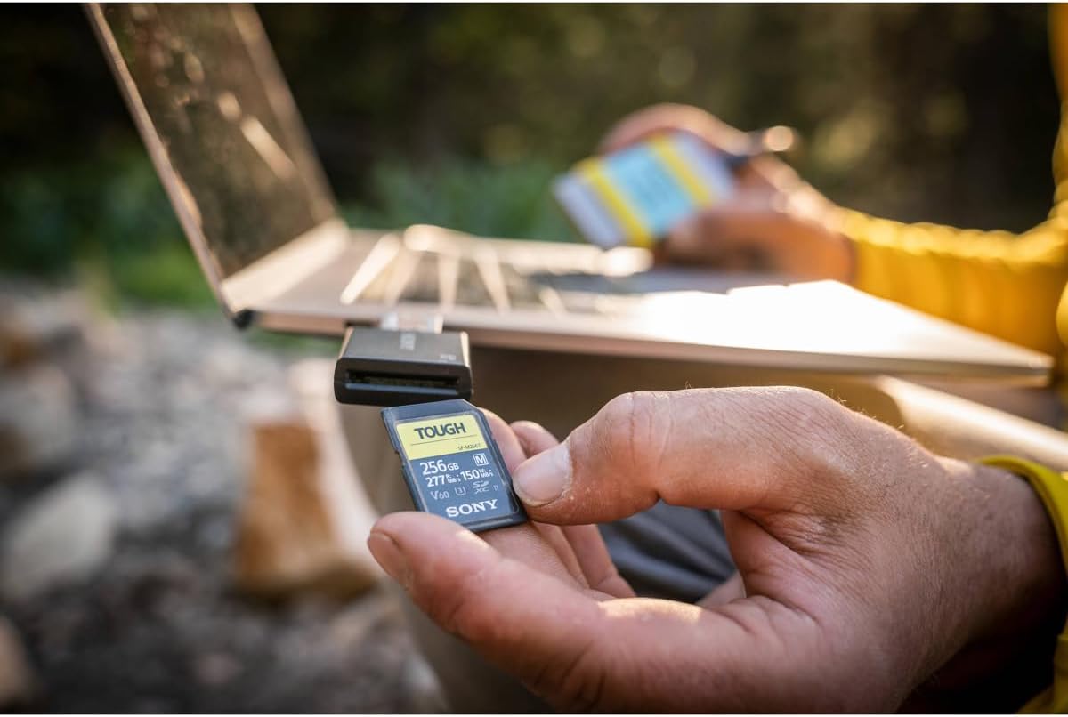 Sony TOUGH-M series SDXC UHS-II Card 256GB, V60, CL10, U3 ...