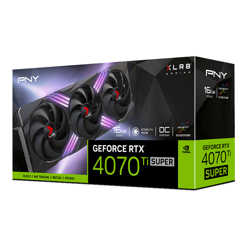 PNY GeForce RTX™ 4070 Ti SUPER 16GB XLR8 Gaming ...
