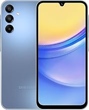 Galaxy A15 5G (SM-156M/DSN), 128GB 6GB RAM, Dual SIM, Factory Unlocked GSM, International Version (Wall Charger Bundle) (Blue)