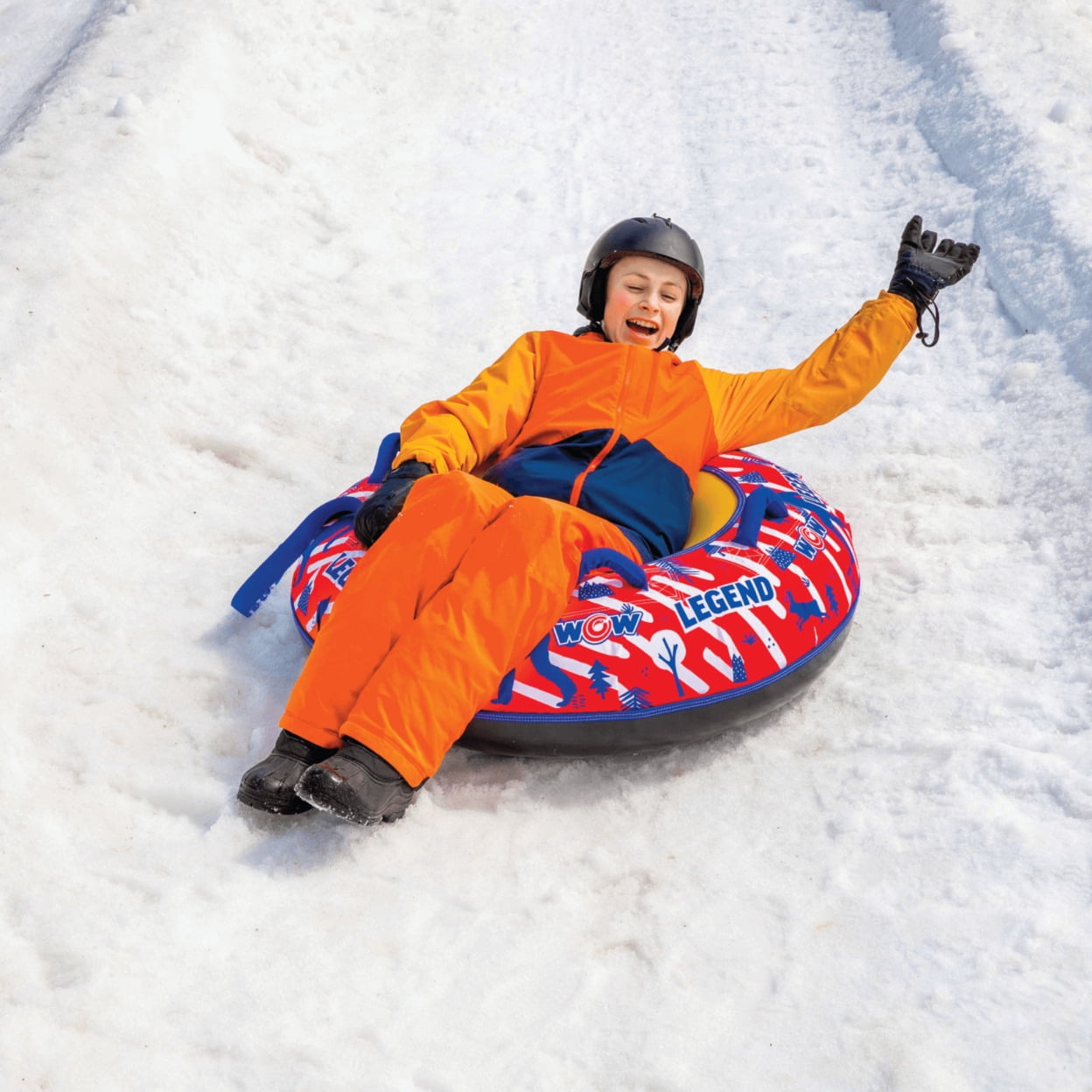 WOW Sports Legend Hard-Bottom Snow Tube - Walmart