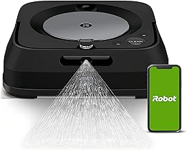Braava Jet m6 6113 Ultimate Robot Mop - Wi-Fi Connected, Precision Jet Spray, Smart Mapping, Compatible with Alexa, Ideal for Multiple Rooms, Recharges and Resumes, Graphite