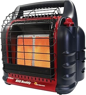 18,000 BTU Portable Propane Big Buddy Heater - Mass and CA Version