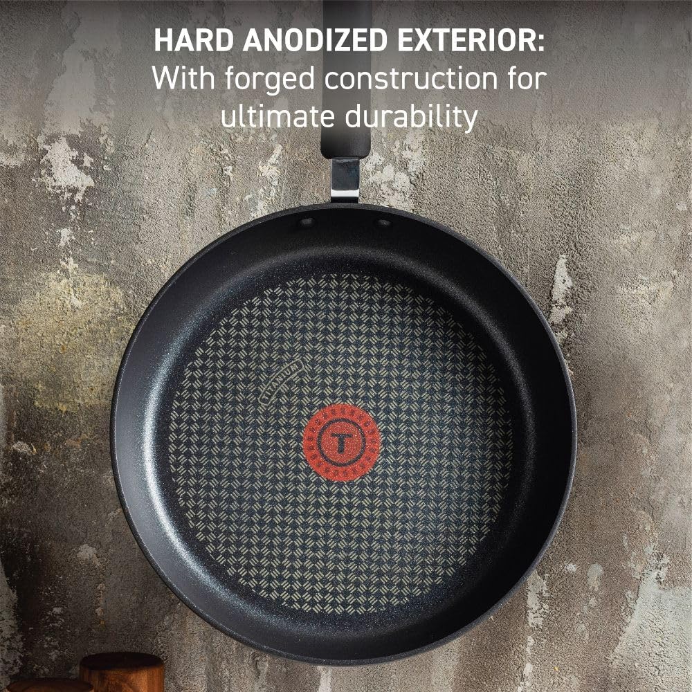 T-fal Ultimate Hard Anodized Nonstick Fry Pan Set 3 Piece