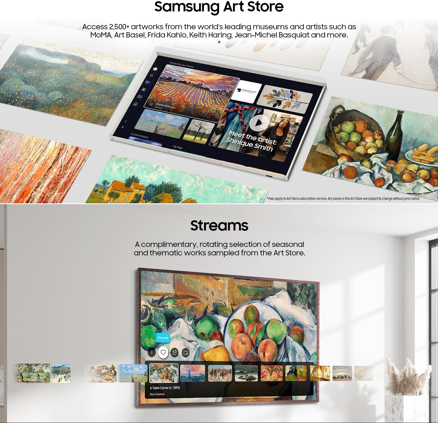 SAMSUNG 43-Inch Class QLED 4K LS03D The Frame Series ...
