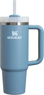 Stanley Quencher H2.0 Tumbler with Handle and Straw 30 oz | Flowstate 3-Position Lid | Cup Holder Compatible for Travel | Insulated Stainless Steel Cup | BPA-Free | Indigo