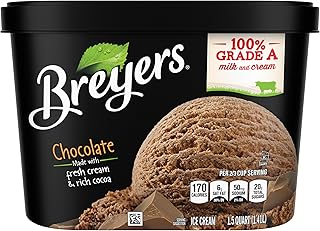 Breyers Classics Ice Cream for a Delicious Frozen Dessert Chocolate Ice Cream Made with 100% Grade A Milk and Cream 48 oz