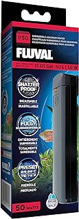 Fluval P50 Submersible Aquarium Heater for Up to 15 Gallons, 50 Watts