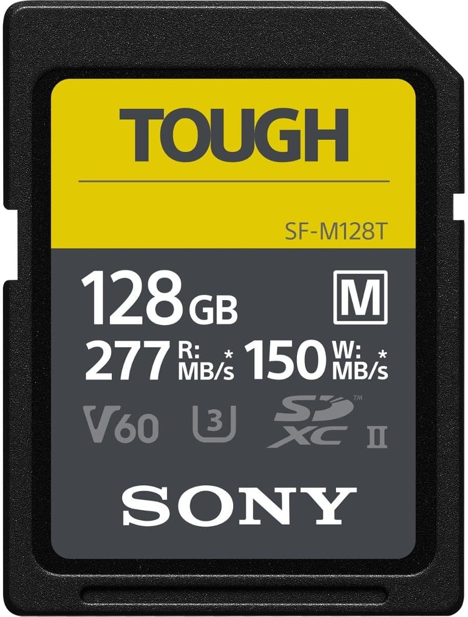 Sony TOUGH-M series SDXC UHS-II Card 256GB, V60, CL10, U3 ...