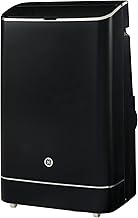 APPLIANCES 10,500 BTU Heat/Cool Smart Air Conditioner, 4-in-1 with Dehumidify, Fan, Heating and Auto Evaporation, Dual Hose Compatible, Window Installation Kit, Built-in WiFi, Black (APXD10JAWB)