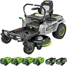 ZT4204L 56-Volt 42-Inch Z6 Zero Turn Riding Mower, 4 x 10.0Ah Batteries, 700W Turbo Charger Included Plus 2 Extra BA2800T 5.0Ah Batteries