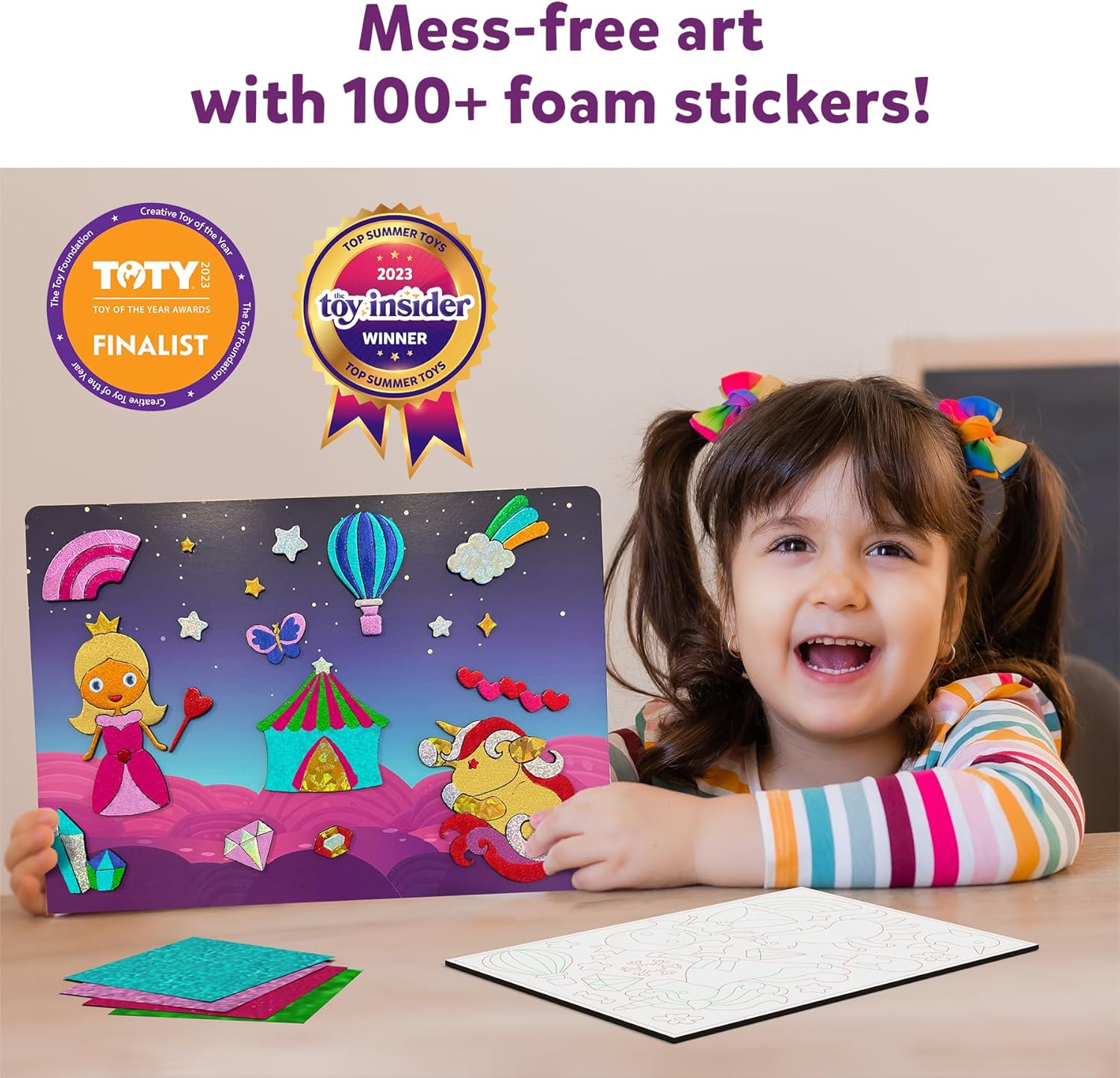Foil Fun Unicorns & Princesses, No Mess Art for Kids, Craft ...