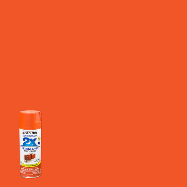 Rust-Oleum Painter\'s Touch Ultra Cover Satin Fire Orange ...