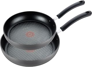 Ultimate Hard Anodized Nonstick Fry Pan Set 2 Piece, 10, 12 Inch, Oven Broiler Safe 400F, Cookware, Pots and Pans Set Non Stick, Kitchen Frying Pans, Cooking Skillets, Dishwasher Safe, Grey