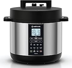 Smart Pot 2 Prime 1200 Watts - 8 Appliances in 1, Pressure Cooker, Sauté Pot, Slow Cooker, Rice Cooker, Cake Maker, Steamer, Yogurt Maker and Food Warmer, 8L, Brushed Stainless Steel