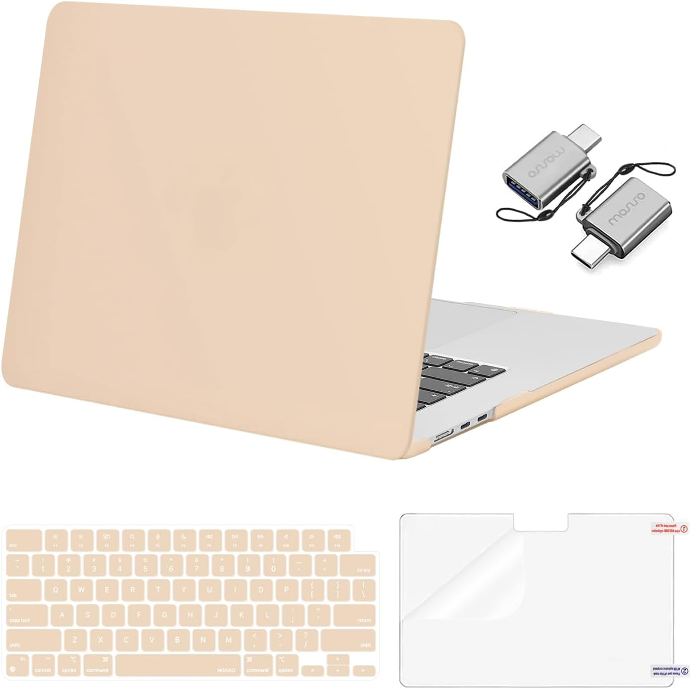 MOSISO Compatible with 2024 2023 MacBook Air 15 inch ...