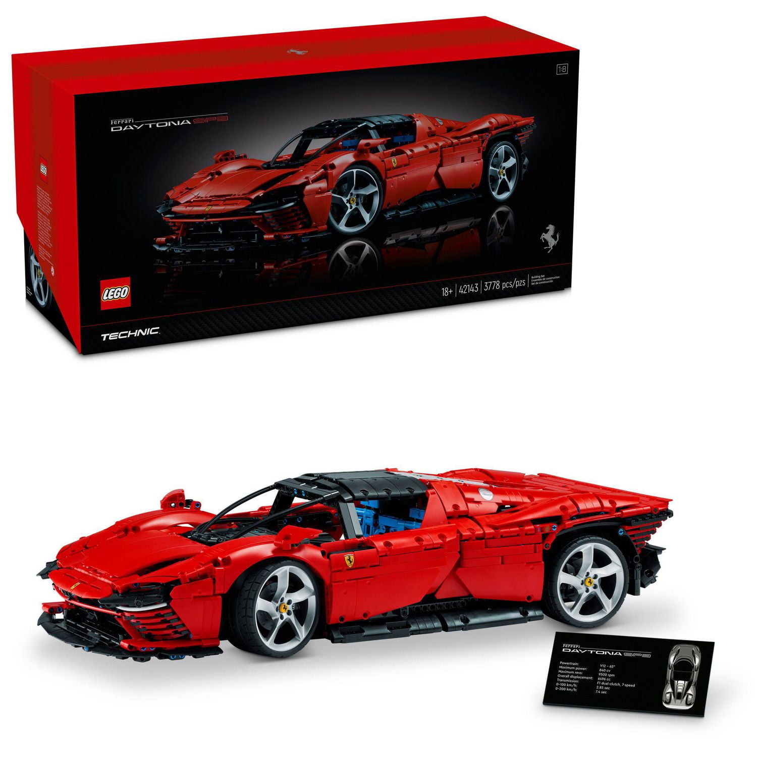 LEGO Technic Ferrari Daytona SP3 42143, Race Car ...