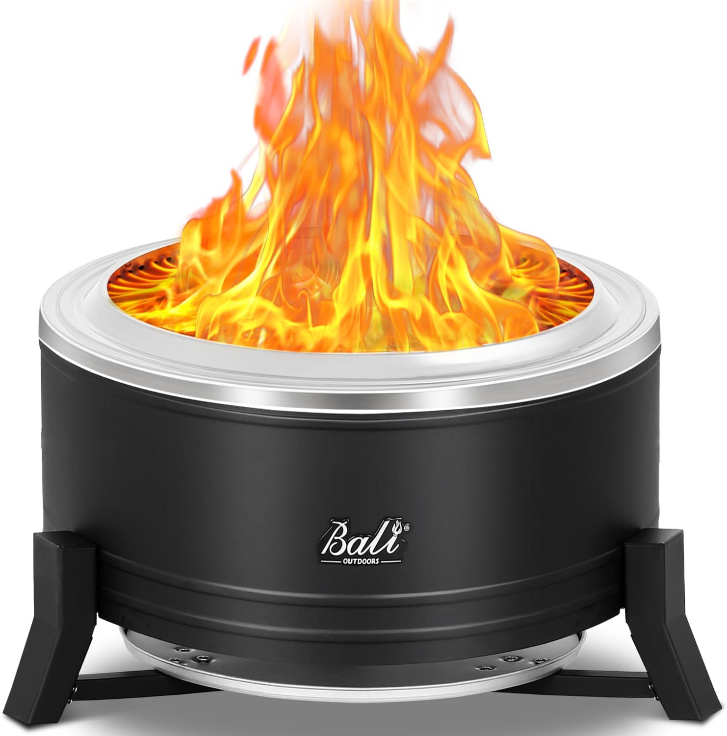BALI OUTDOORS 22 inch Smokeless Firepit Outdoor, Outdoor Fire ...
