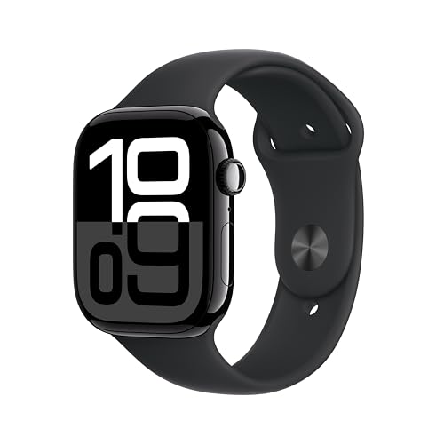 Apple Watch Series 10 [GPS 46mm case] Smartwatch with Jet Black ...