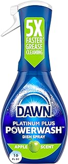 Platinum Powerwash Dish Spray, Dish Soap, Apple Scent, 16oz