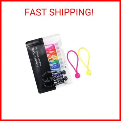 SMART&COOL Reusable Silicone Magnetic Cable Ties (20pack ...
