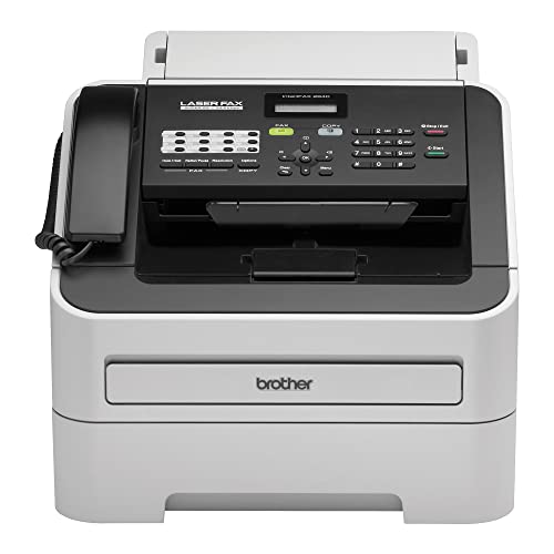 Brother FAX-2840 High Speed Mono Laser Fax Machine, Dark