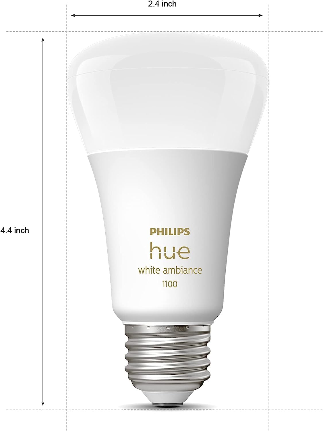 Philips Hue Smart 75W A19 LED Bulb - White Ambiance Warm-to ...