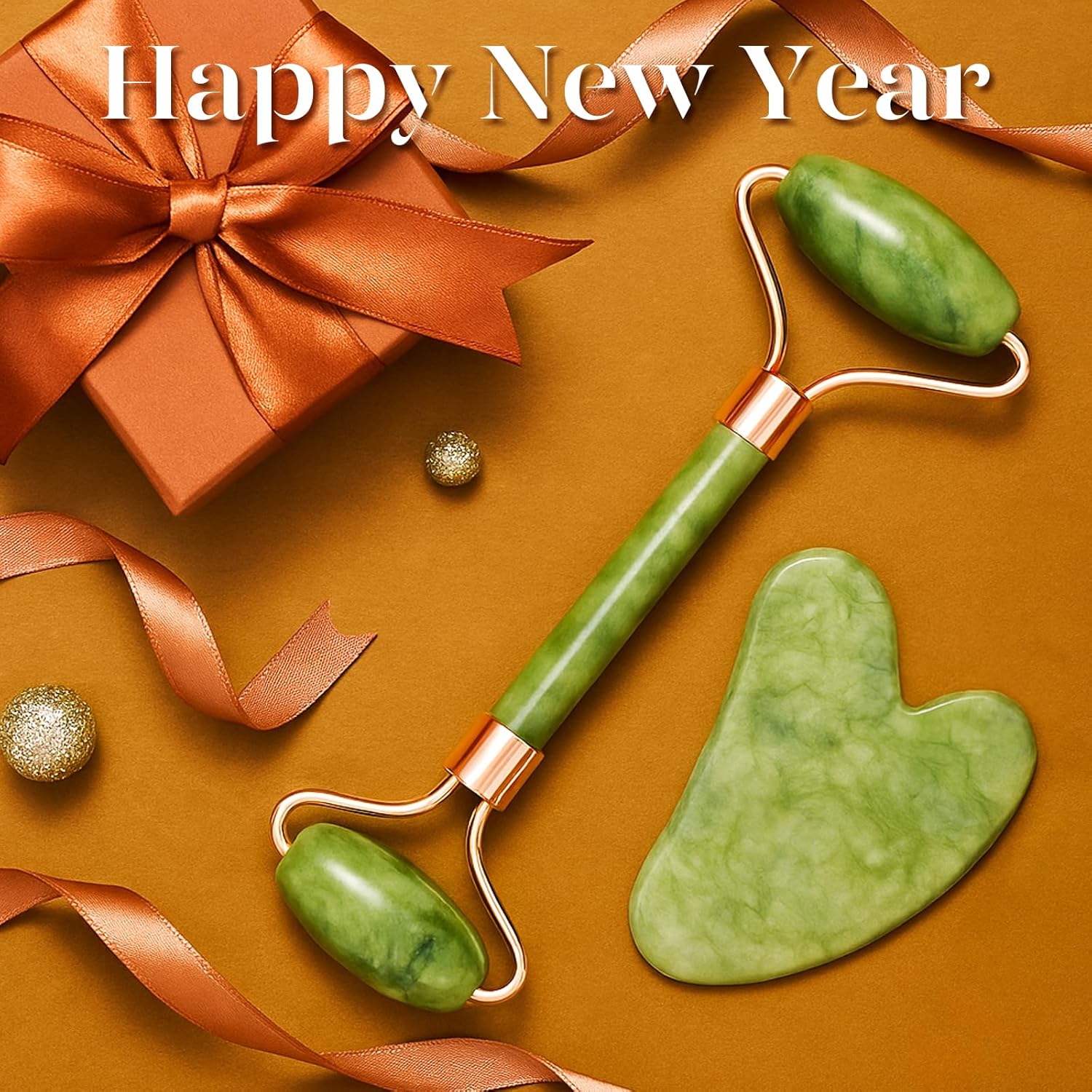 BAIMEI IcyMe Gua Sha & Jade Roller Facial Tools Face ...