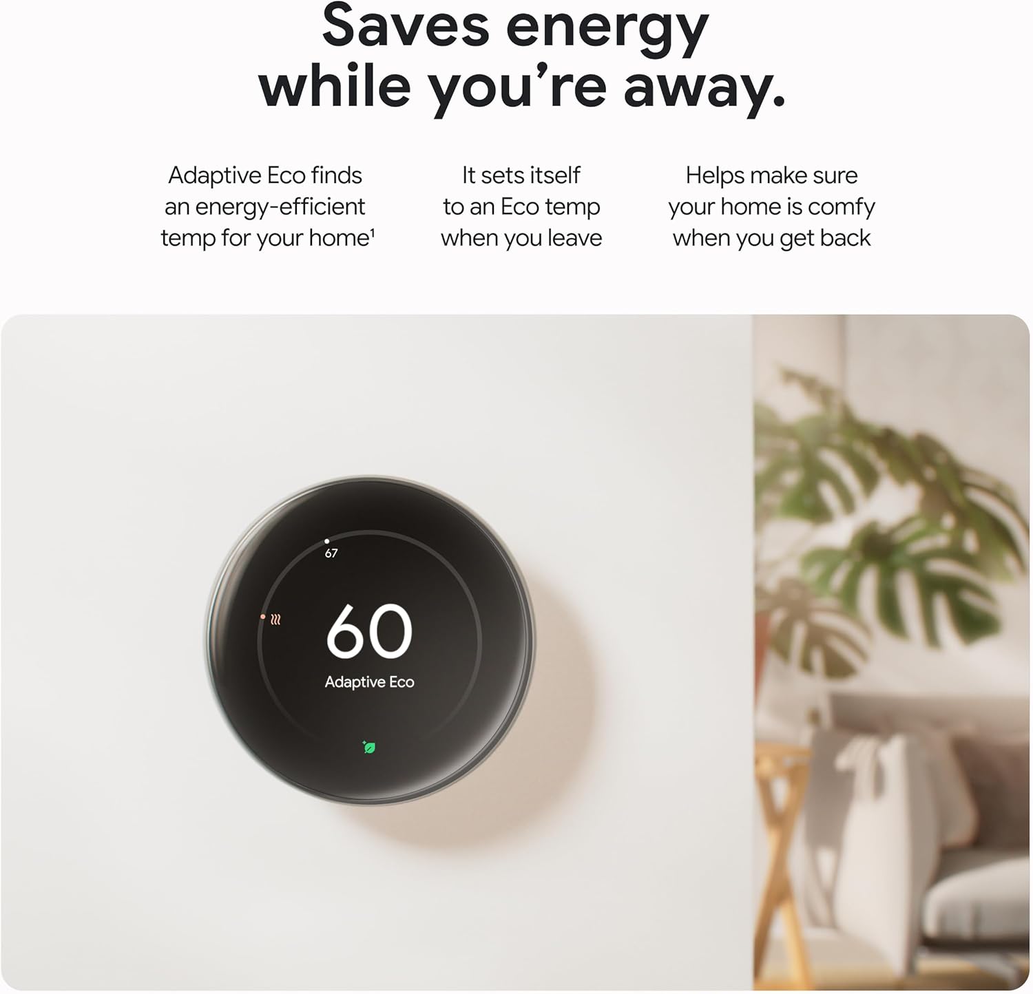 Google Nest Learning Thermostat (4th Gen) with Nest Temperature ...